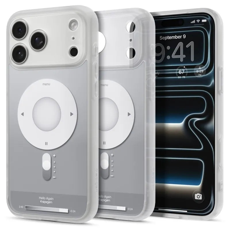Spigen Ultra Hybrid Mag MagSafe – dėklas, skirtas iPhone 18 Pro Max / 17 Pro Max (Classic Silver)