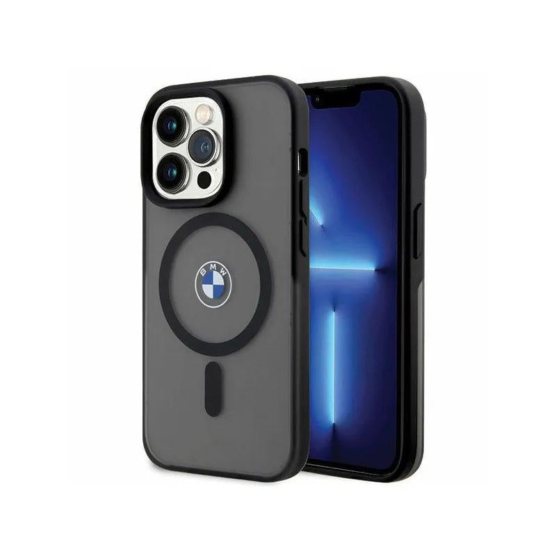 BMW Signature MagSafe – Dėklas iPhone 14 Pro Max (juodas)