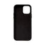 Crong Essential Cover - iPhone 12 Pro Max dirbtinės odos dėklas (juodas)