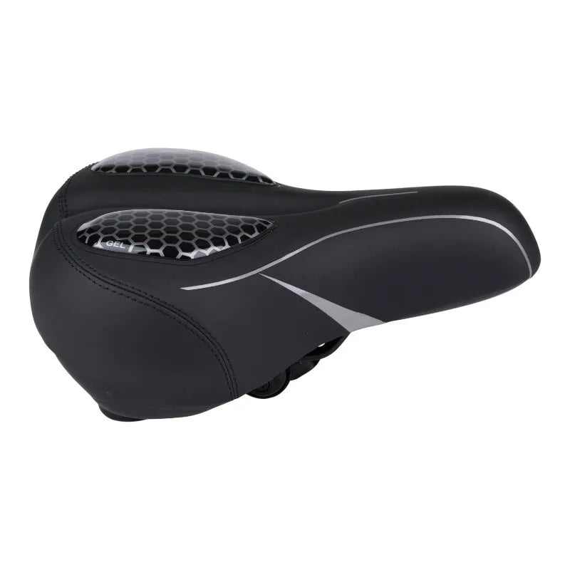 Dunlop – gelinis dviračio balnelis, ergonomiškas, platus, turistinis/miesto, 21x27x11 cm