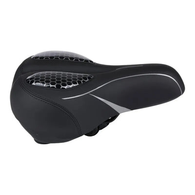 Dunlop – gelinis dviračio balnelis, ergonomiškas, platus, turistinis/miesto, 21x27x11 cm