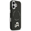 Karl Lagerfeld Karl & Choupette Pins MagSafe – dėklas iPhone 17 (juodas)