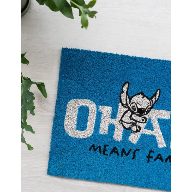 Disney Stitch - Durų kilimėlis (40 x 60 cm) (mėlynas)
