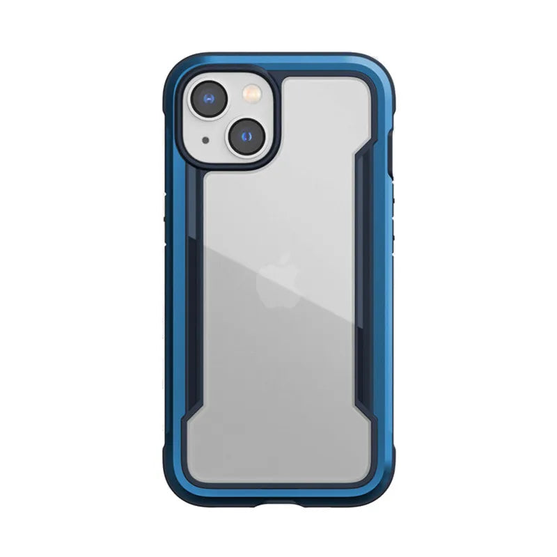 X-Doria Raptic Shield – aliumininis dėklas „iPhone 14“ (išbandytas kritimui iš 3 m aukščio) (jūrinė mėlyna)