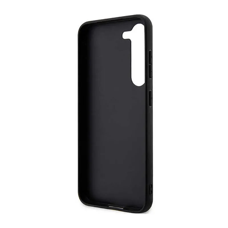 Karl Lagerfeld Saffiano Monogram Metal Logo – dėklas Samsung Galaxy S23+ (juodas)