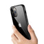 Crong Clear Cover – dėklas iPhone 12 Pro Max (juodas)