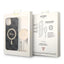 Guess Bundle Pack MagSafe 4G – rinkinys: dėklas iPhone 14 Plus + MagSafe įkroviklis (juoda/auksinė)