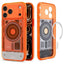 Spigen Ultra Hybrid Mag MagSafe – dėklas, skirtas iPhone 18 Pro Max / 17 Pro Max (C-One Tangerine)