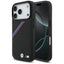 BMW M Tricolor Metal Logo MagSafe – „iPhone 17 Pro“ dėklas (juodas)