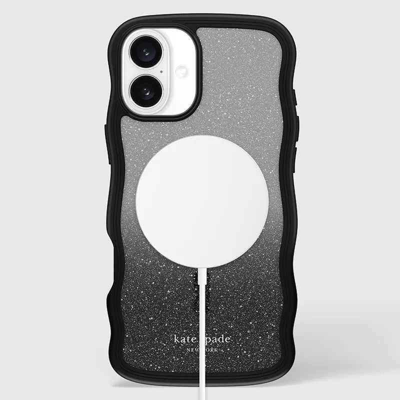 Kate Spade New York Wavy MagSafe – dėklas iPhone 16 Plus (Nightfall)