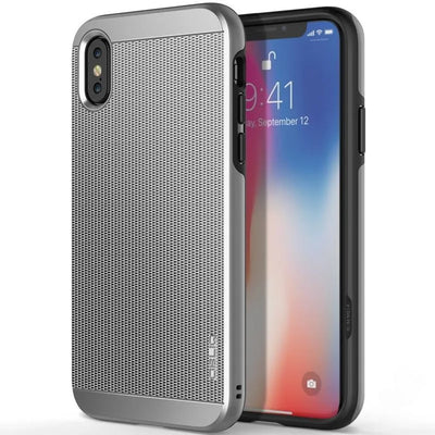 Obliq Slim Meta – dėklas iPhone Xs / X (Satin Silver)