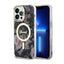 Guess Flower MagSafe - Dėklas iPhone 14 Pro Max (juodas)