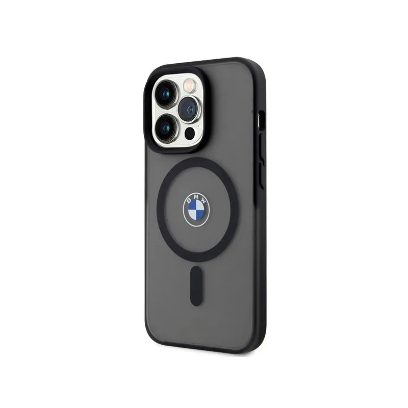 BMW Signature MagSafe – Dėklas iPhone 14 Pro Max (juodas)