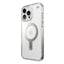 Speck Presidio Perfect-Clear ClickLock & MagSafe – dėklas iPhone 16 Pro Max (skaidrus / chromuotas užbaigimas / Serene Silver)