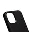Crong Essential Cover - iPhone 12 Pro Max dirbtinės odos dėklas (juodas)