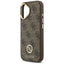 Guess 4G Strass Logo MagSafe - Dėklas iPhone 17 (Rudas)