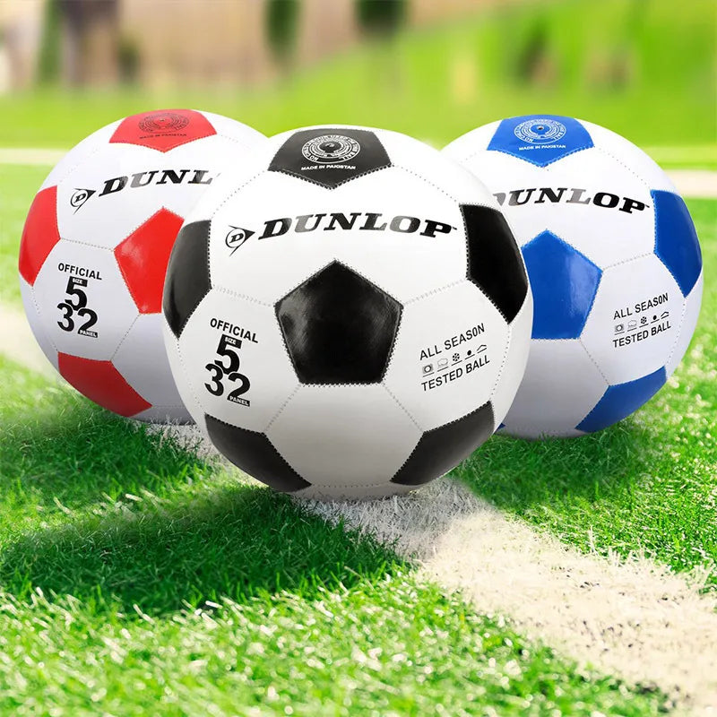 Dunlop - Futbolo kamuolys 5 dydis (raudonas)