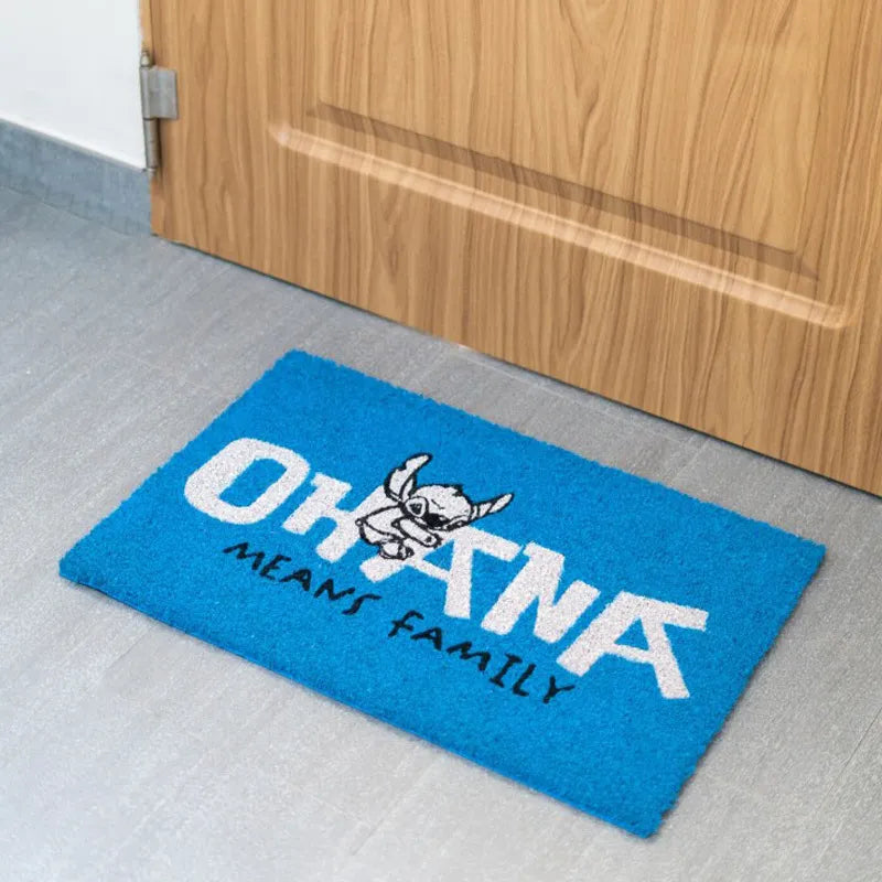 Disney Stitch - Durų kilimėlis (40 x 60 cm) (mėlynas)