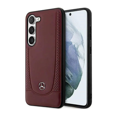 „Mercedes Leather Urban Line“ – dėklas „Samsung Galaxy S23+“ (raudonas)