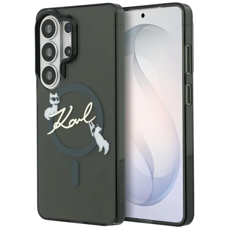 Karl Lagerfeld IML KC Script MagSafe – dėklas Samsung Galaxy S26 Ultra (juodas)
