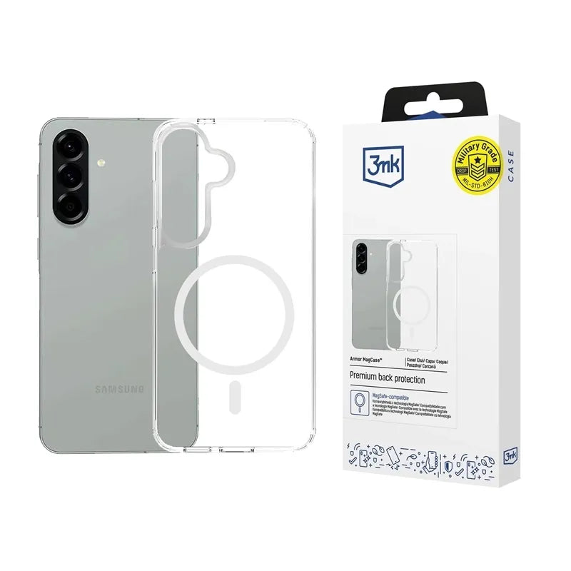 3mk Armor MagCase – dėklas Samsung Galaxy A57 (skaidrus)