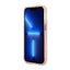 „Guess Gold Outline Translucent MagSafe“ – dėklas „iPhone 13 Pro“ (rožinis)