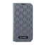 Karl Lagerfeld Booktype Saffiano Monogram – dėklas iPhone 14 Pro Max (sidabrinis)