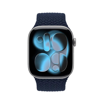 Crong Wave Band – Pintas dirželis, skirtas Apple Watch 38/40/41/42 mm (tamsiai mėlynas)
