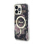 Guess Flower MagSafe - Dėklas iPhone 14 Pro Max (juodas)