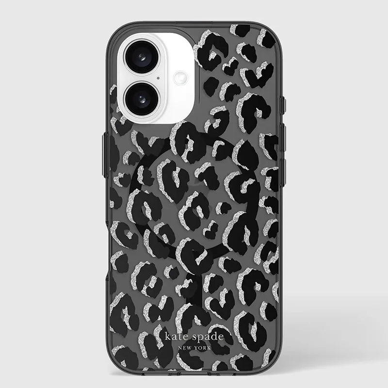 Kate Spade New York apsauginis „MagSafe“ dėklas, skirtas iPhone 16 (City Leopard)