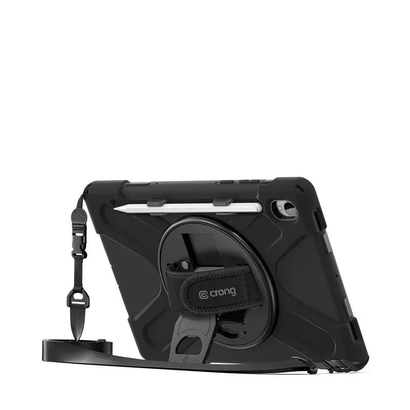 Crong Defender Plus – tvirtas apsauginis dėklas Samsung Galaxy Tab S11 11” (juodas)