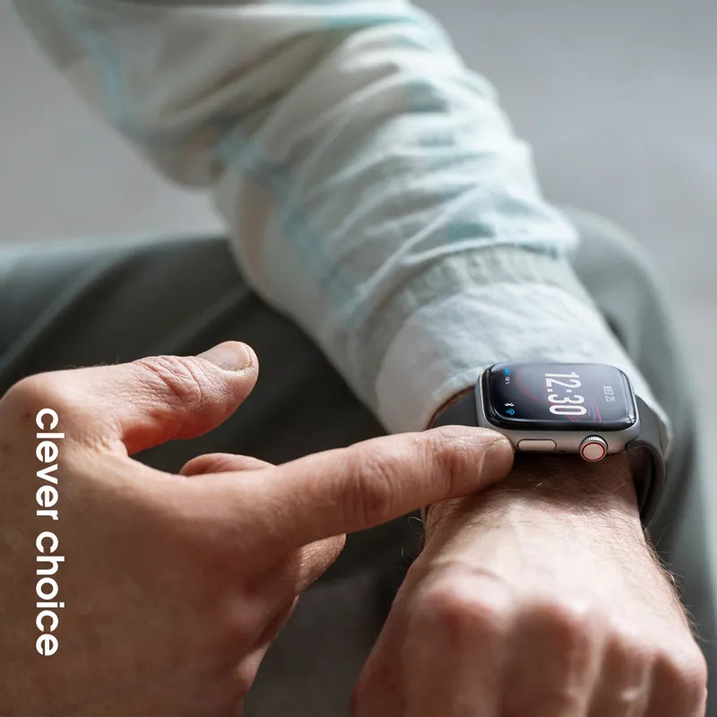 Crong Liquid – Apple Watch dirželis 44/45/46/49 mm (grafitinis)