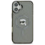 Karl Lagerfeld IML Metal Karl Head MagSafe – dėklas iPhone 16 Plus (juodas)