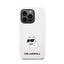 Karl Lagerfeld Silicone NFT Choupette – dėklas iPhone 14 Pro Max (baltas)