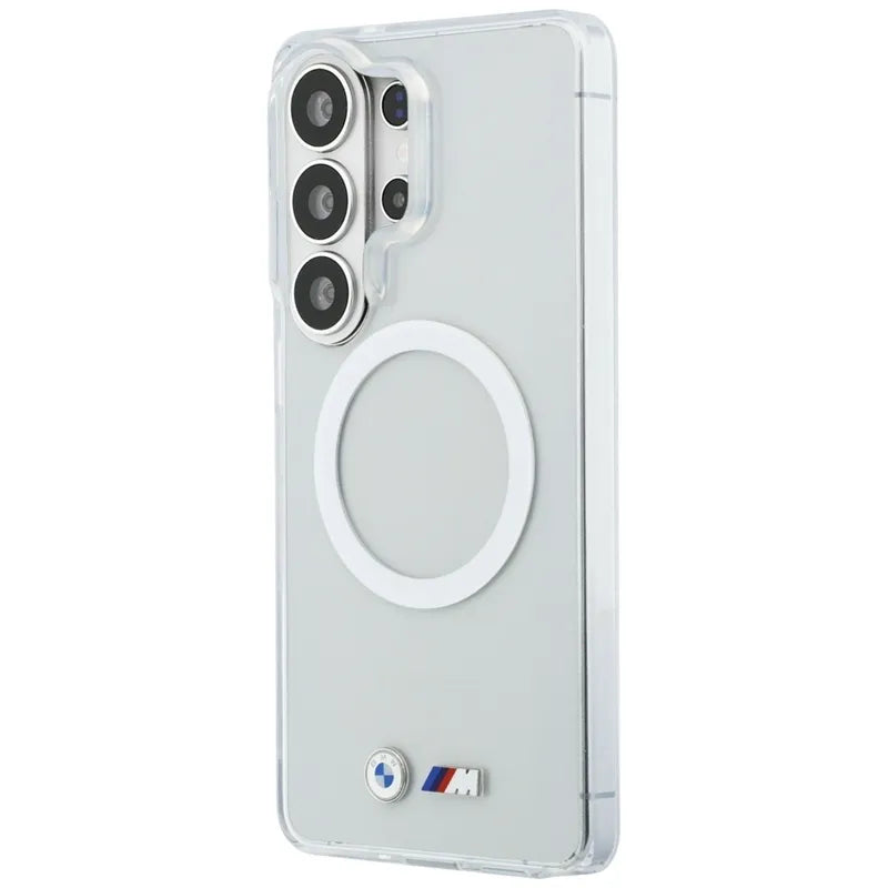 BMW IML Shockproof Metal Logo MagSafe – dėklas Samsung Galaxy S26 Ultra (skaidrus)