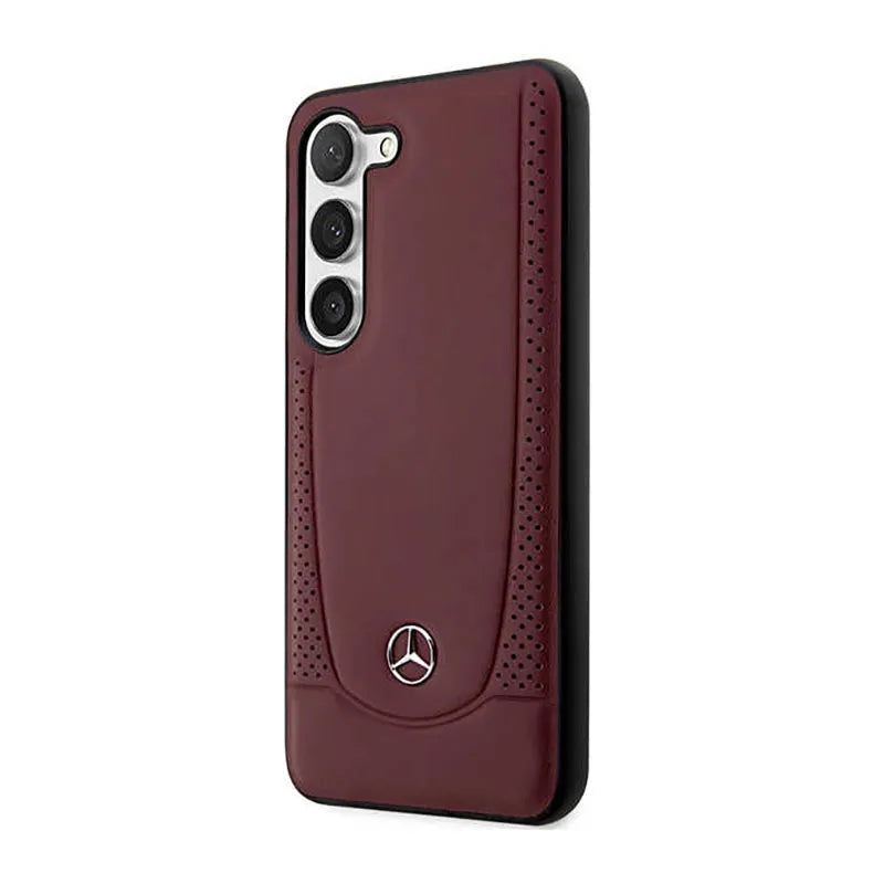 „Mercedes Leather Urban Line“ – dėklas „Samsung Galaxy S23+“ (raudonas)