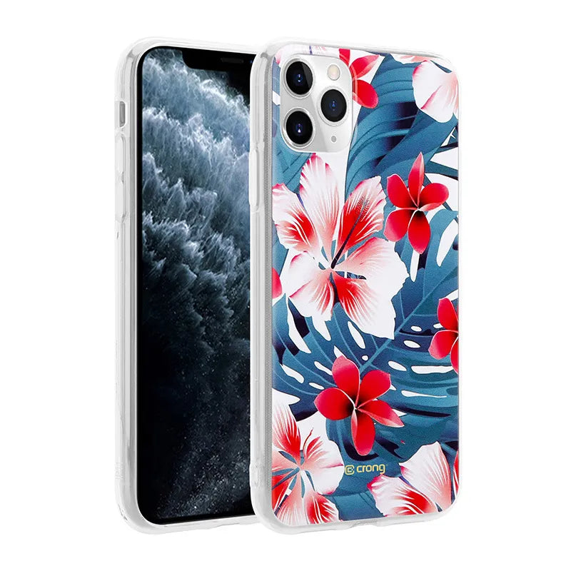 „Crong Flower Case“ – „iPhone 11 Pro“ dėklas (03 raštas)
