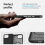 Spigen Enzo Aramid Mag MagSafe – dėklas iPhone 17e / 16e (juodas)