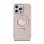 Hello Kitty Ring Stand Glitter Electrop Logo MagSafe - dėklas iPhone 15 Pro Max (rožinis)