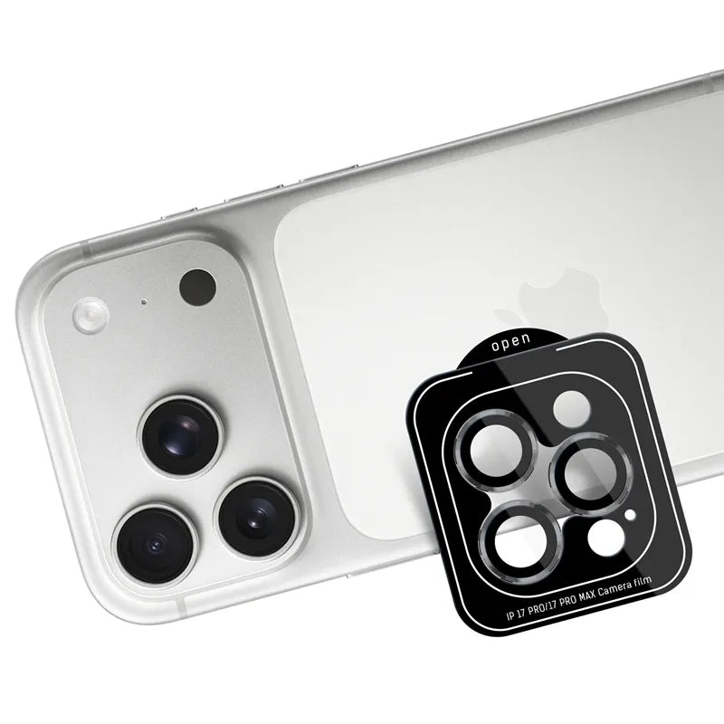 3mk Lens Protection Pro – fotoaparato objektyvo stiklas, skirtas iPhone 17 Pro / iPhone 17 Pro Max (titano pilka)