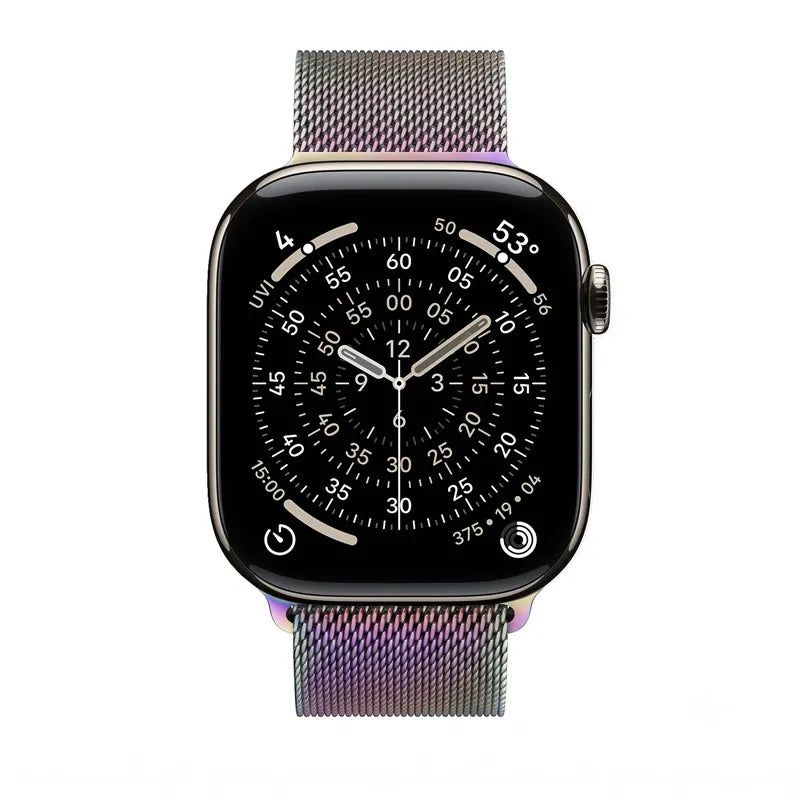 Crong Milano Steel – nerūdijančio plieno dirželis Apple Watch 38/40/41/42 mm (violetinis)