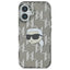 Karl Lagerfeld IML Karl Head Electroplated - dėklas, skirtas iPhone 16 (juodas)