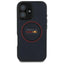 Red Bull Leather Red Ring MagSafe – dėklas iPhone 16 Plus (tamsiai mėlynas)