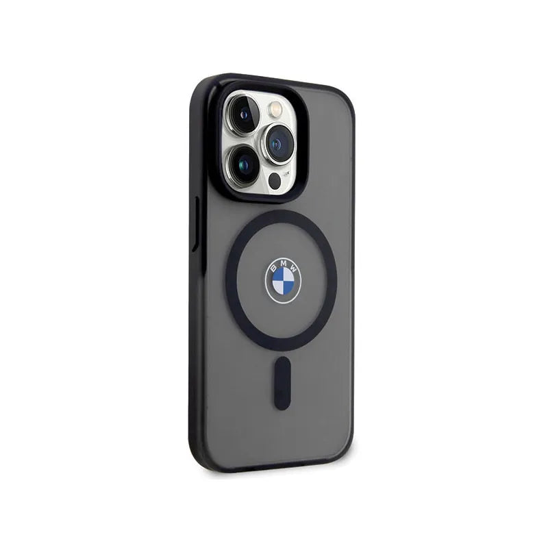 BMW Signature MagSafe – Dėklas iPhone 14 Pro Max (juodas)