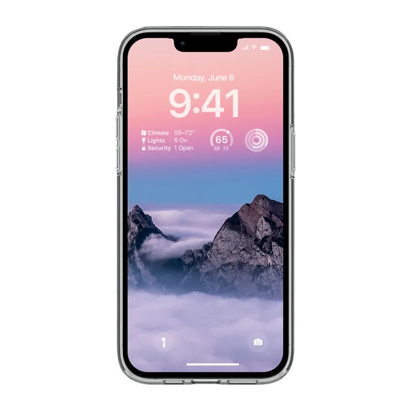 Crong Clear MAG Cover - iPhone 14 Plus MagSafe dėklas (skaidrus)