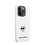 Karl Lagerfeld Silicone NFT Choupette – dėklas iPhone 14 Pro Max (baltas)