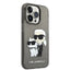 Karl Lagerfeld IML Glitter NFT Karl & Choupette – Dėklas, skirtas iPhone 14 Pro Max (Juodas)