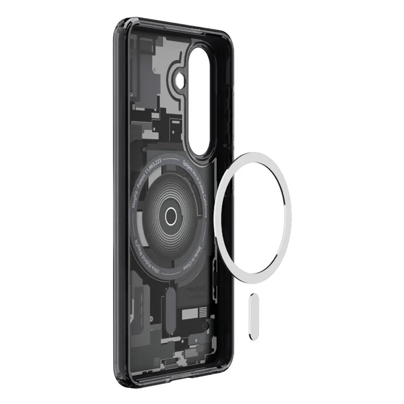 Spigen Ultra Hybrid Mag MagSafe dėklas skirtas Samsung Galaxy S26 (Zero One Black)
