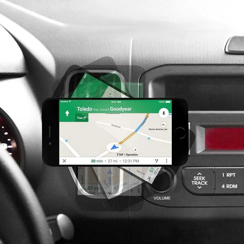 Spigen magnetinis automobilinis laikiklis QS11 - Automobilinis laikiklis (juodas)