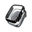 Crong Hybrid Watch Case – dėklas su stiklu Apple Watch 41mm (Carbon)